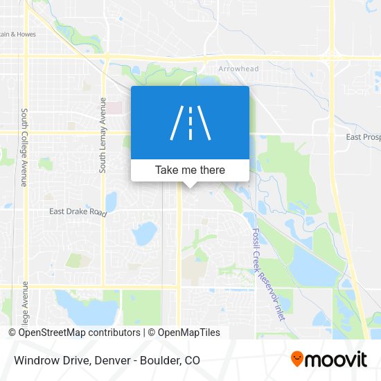 Windrow Drive map