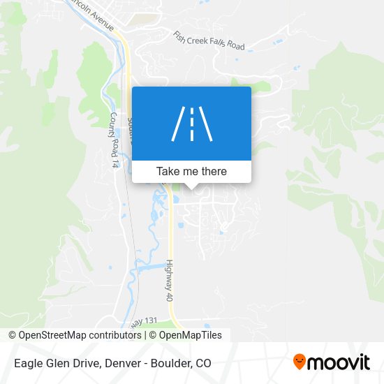 Eagle Glen Drive map