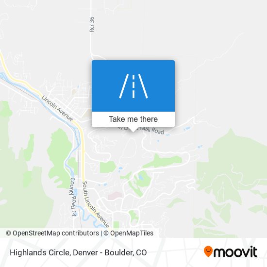 Highlands Circle map