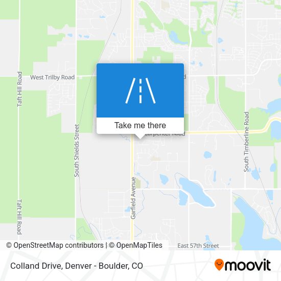 Colland Drive map