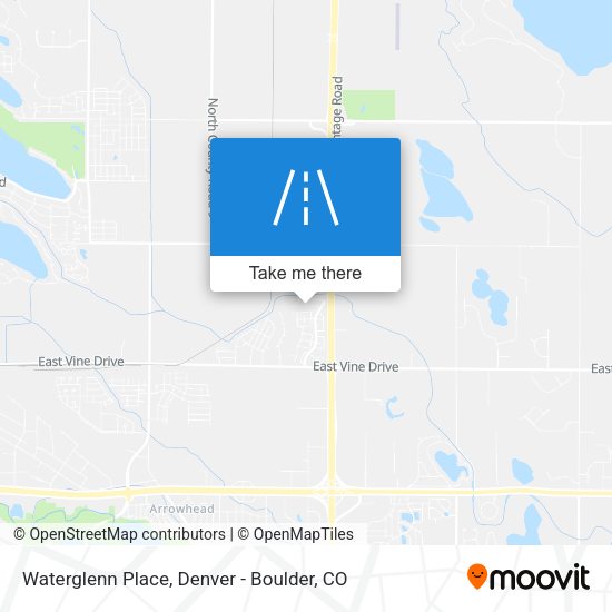 Waterglenn Place map