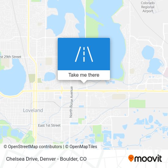 Mapa de Chelsea Drive