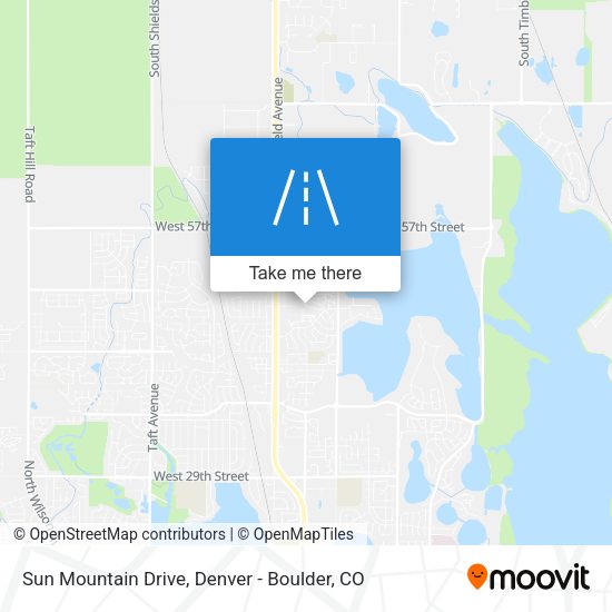 Mapa de Sun Mountain Drive