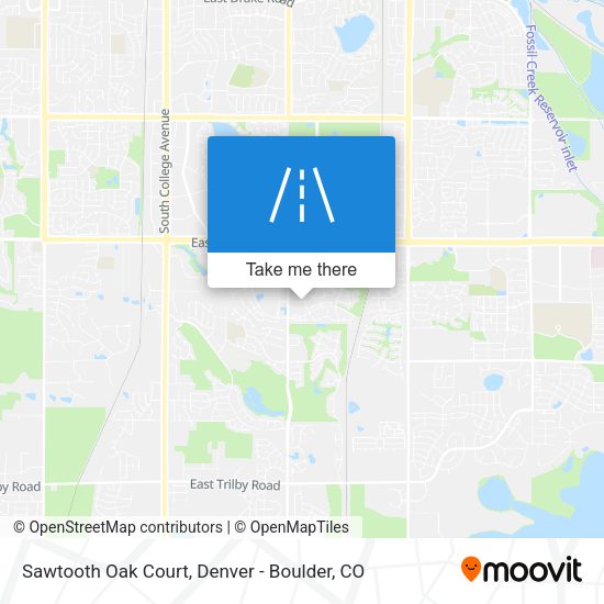 Sawtooth Oak Court map