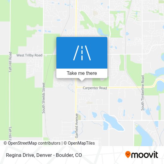 Regina Drive map
