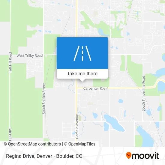 Regina Drive map