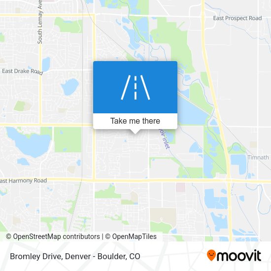 Bromley Drive map