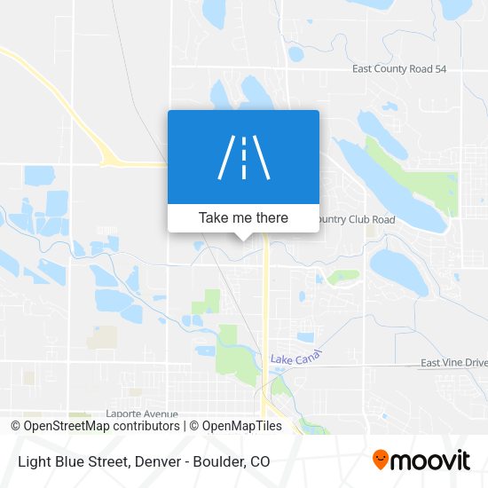 Mapa de Light Blue Street