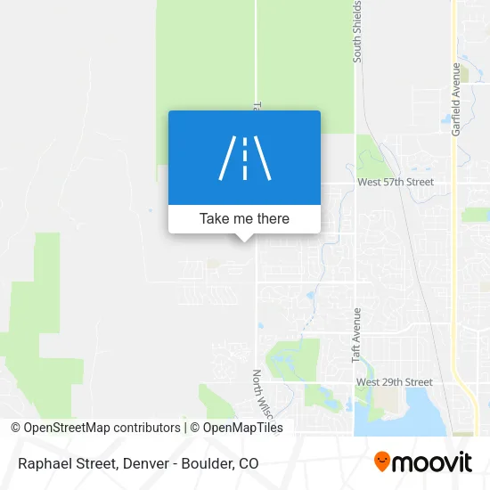 Raphael Street map