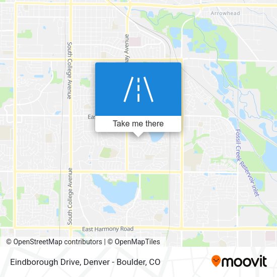 Eindborough Drive map