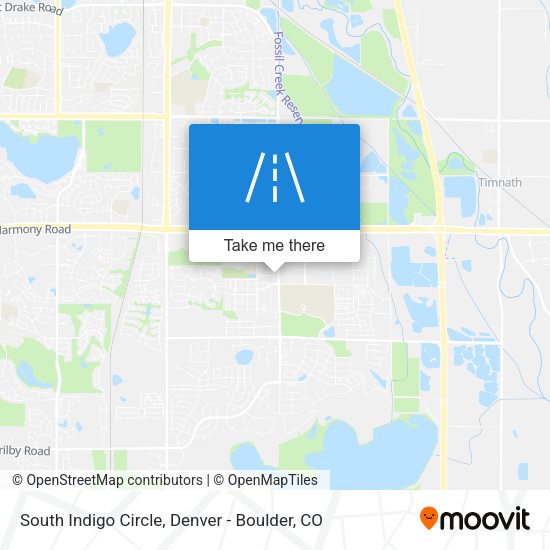 South Indigo Circle map