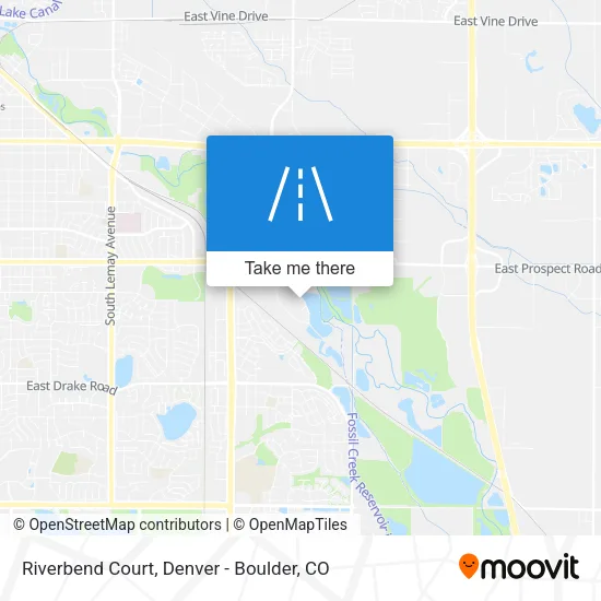 Riverbend Court map