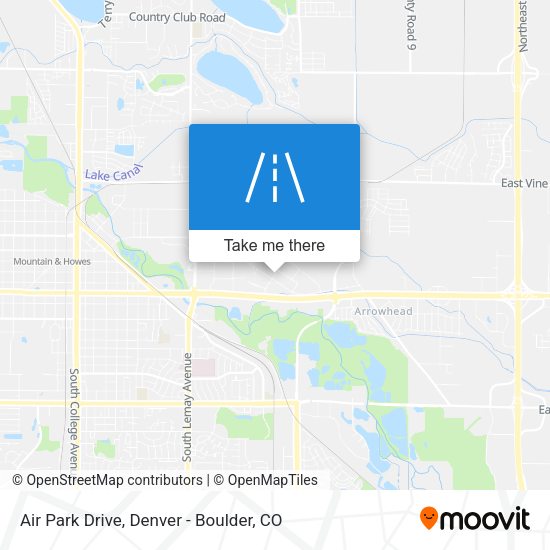 Air Park Drive map