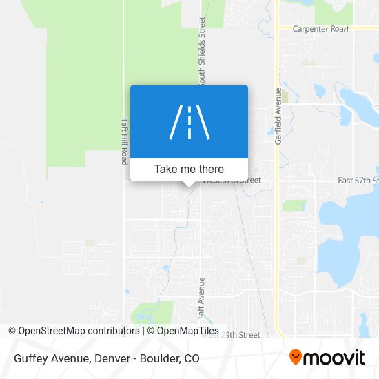Guffey Avenue map