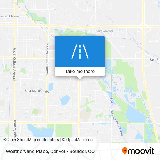 Weathervane Place map