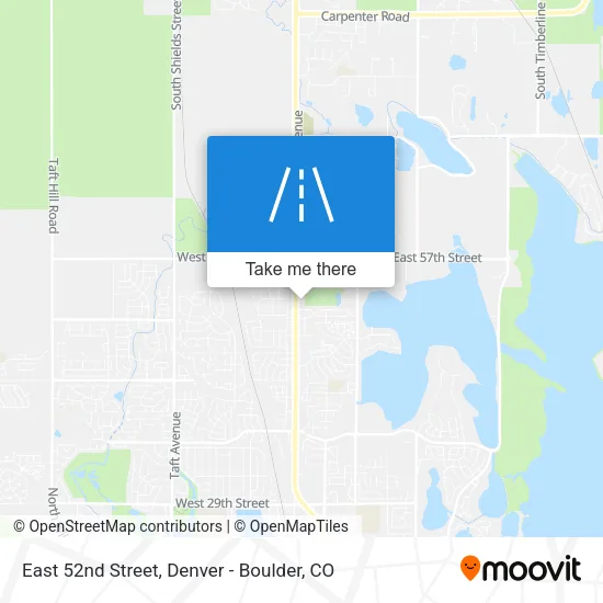 East 52nd Street map