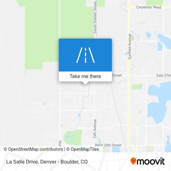 La Salle Drive map