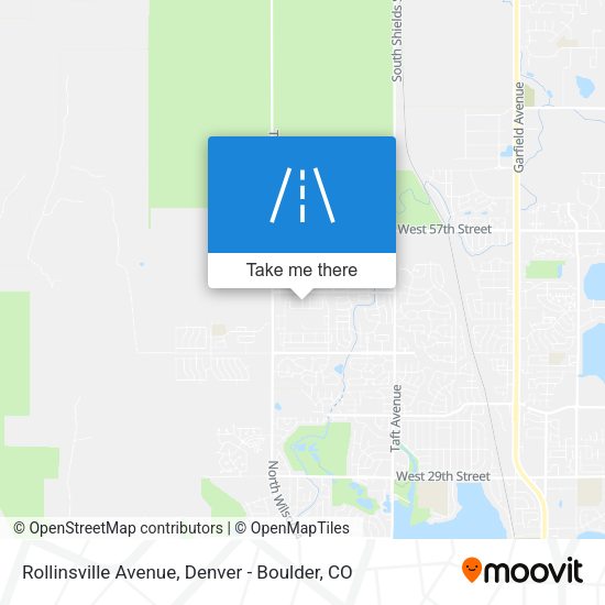 Rollinsville Avenue map