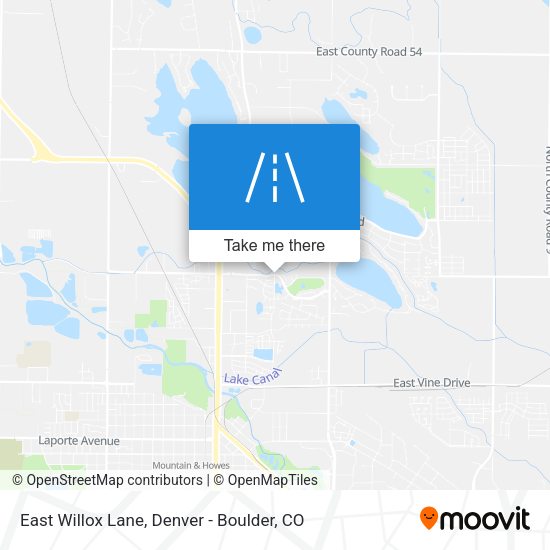 East Willox Lane map