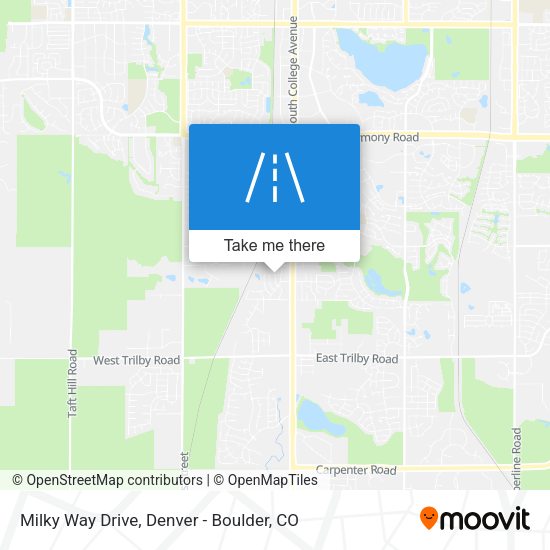 Milky Way Drive map