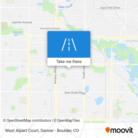 Mapa de West Alpert Court