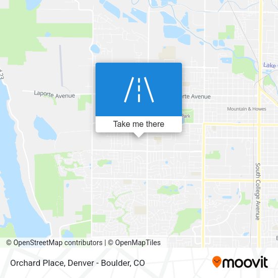 Orchard Place map
