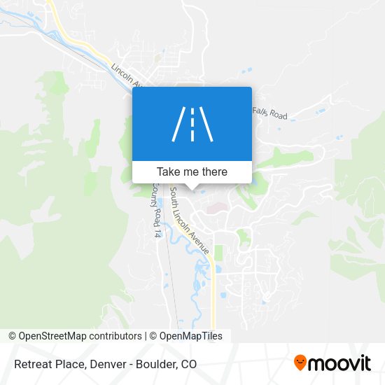 Retreat Place map