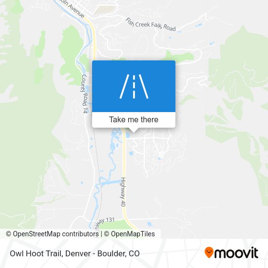 Owl Hoot Trail map