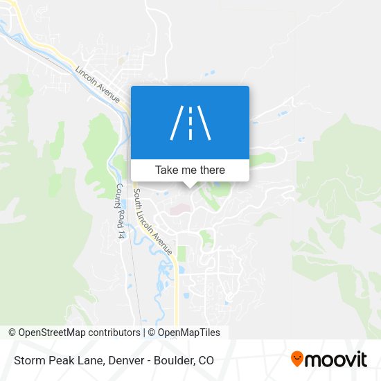 Storm Peak Lane map