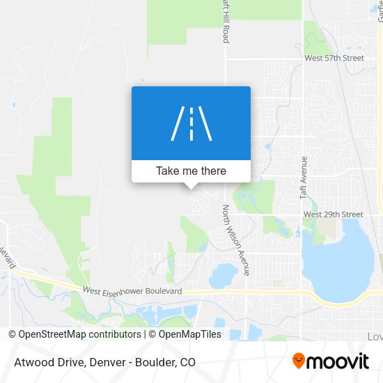 Atwood Drive map