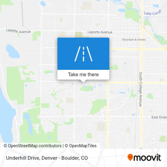 Underhill Drive map