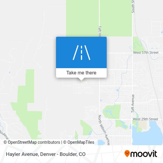 Mapa de Hayler Avenue