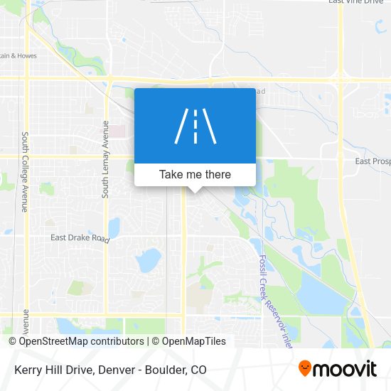 Kerry Hill Drive map