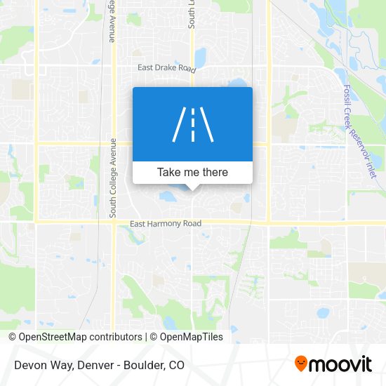 Mapa de Devon Way