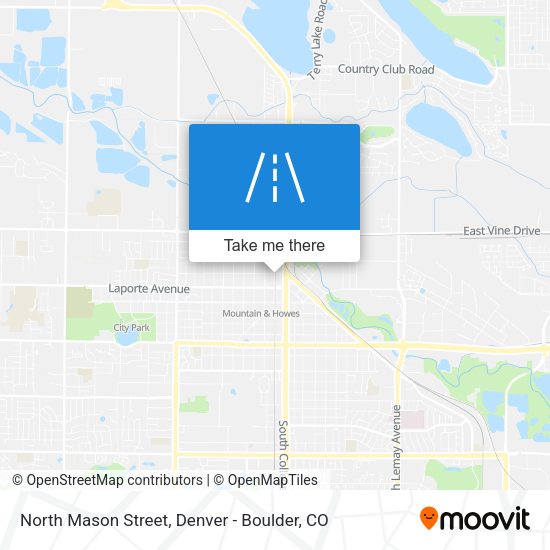 North Mason Street map