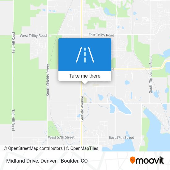Midland Drive map