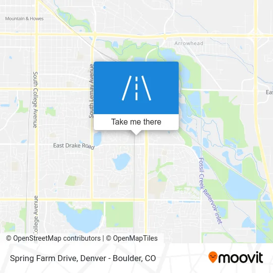 Spring Farm Drive map