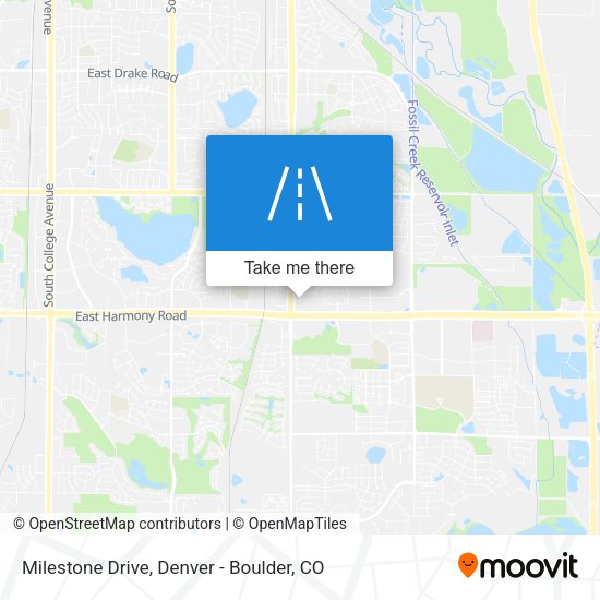 Mapa de Milestone Drive