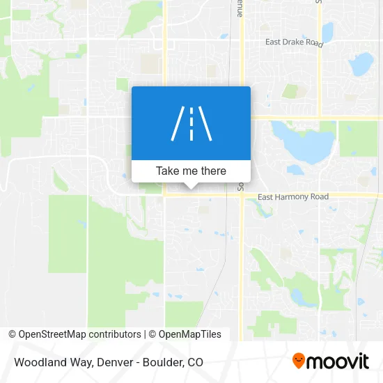 Woodland Way map