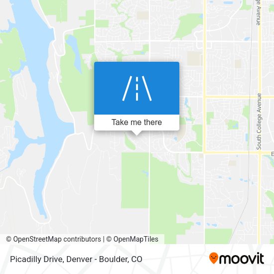 Picadilly Drive map