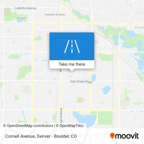 Cornell Avenue map