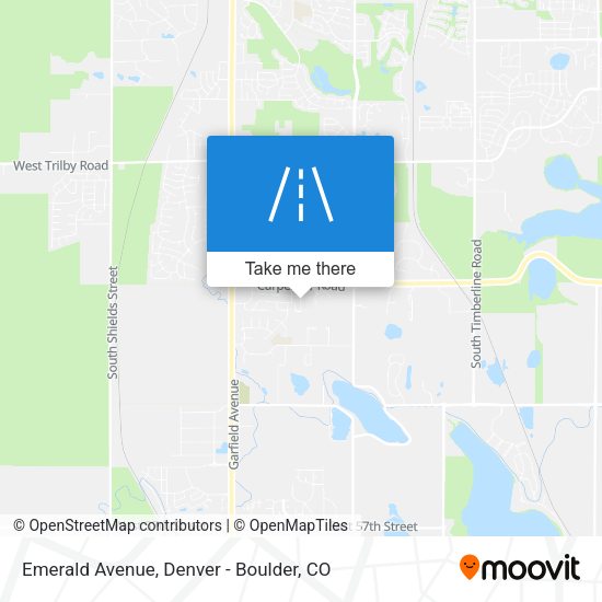 Mapa de Emerald Avenue