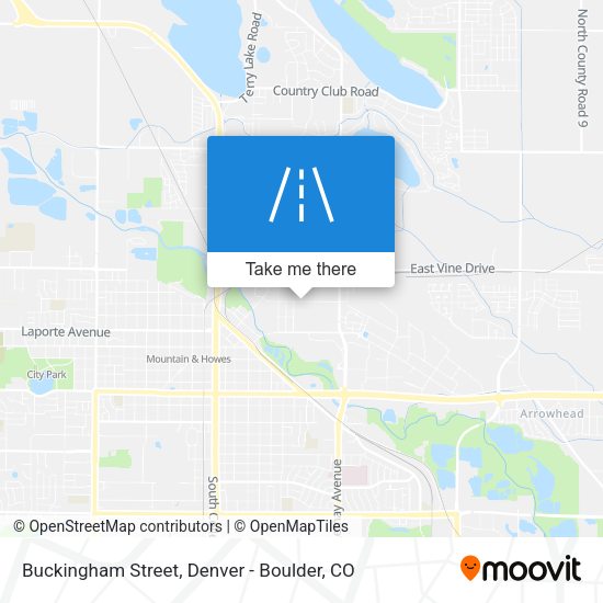 Buckingham Street map