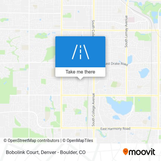 Bobolink Court map