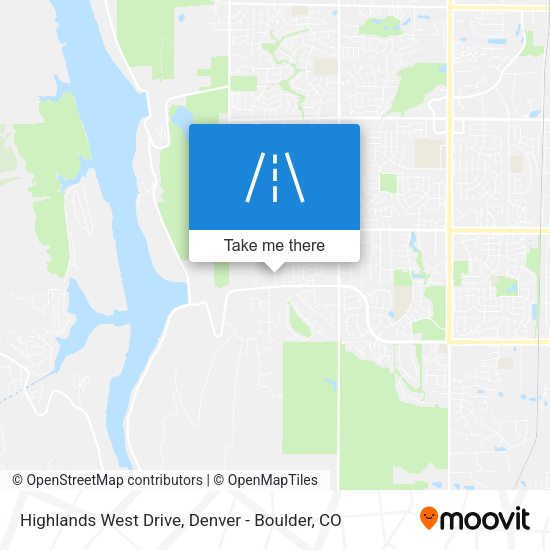 Highlands West Drive map