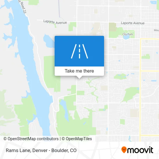 Rams Lane map