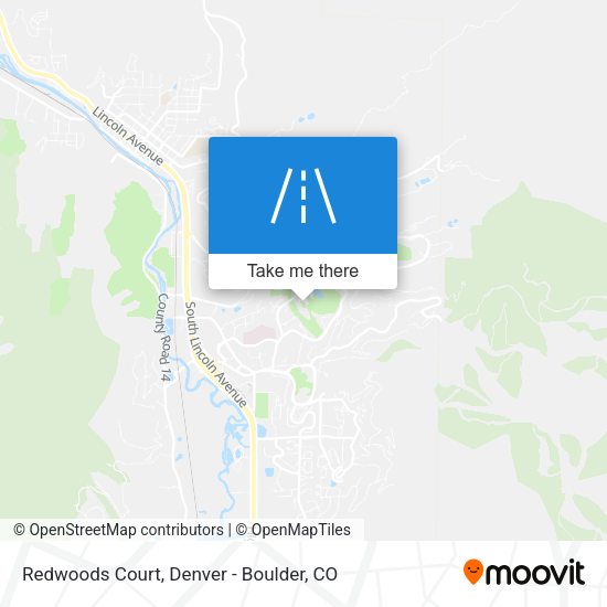 Redwoods Court map
