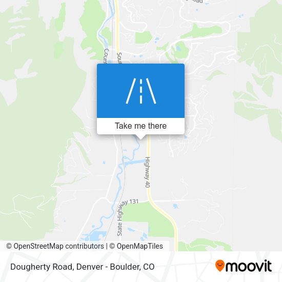 Dougherty Road map