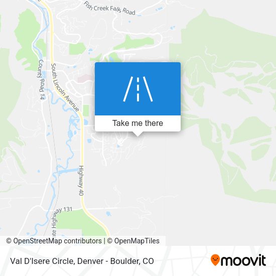 Mapa de Val D'Isere Circle