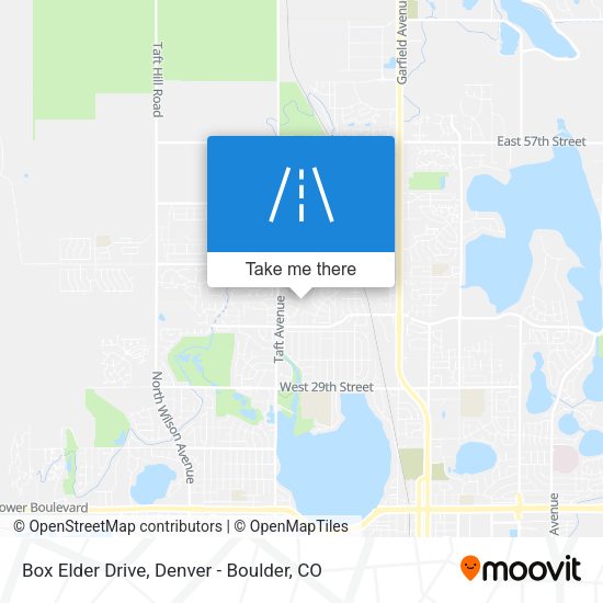 Box Elder Drive map